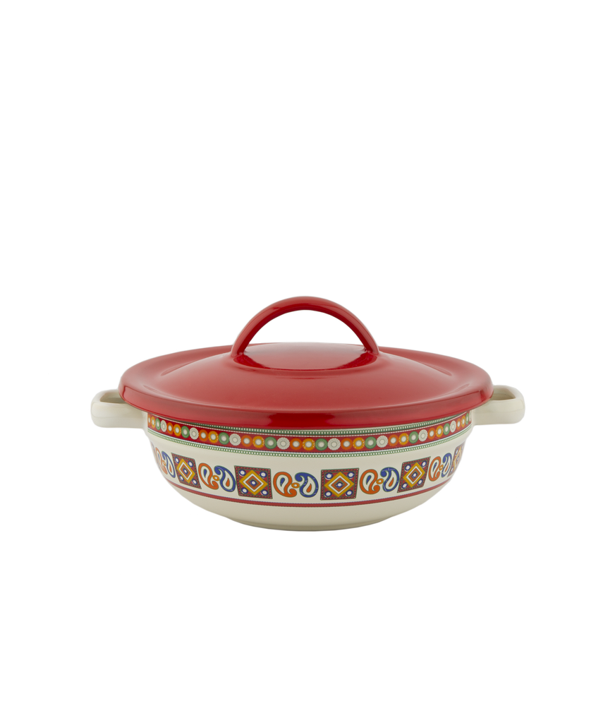 تمرية غضار الخزامي من السيف مثالية لتقديم التمر والمكسرات أو الحلويات - مقاس 18