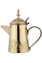 A 350 ml holder from Al Saif, practical and traditional, suitable for preparing coffee and tea with ease. The color is golden