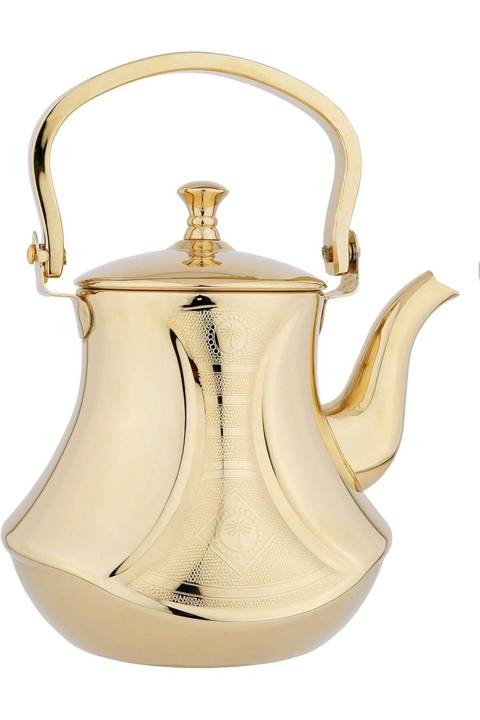 A 1.6 liter jug ​​from Al Saif, sturdy and elegant, ideal for serving all kinds of tea. The color is golden