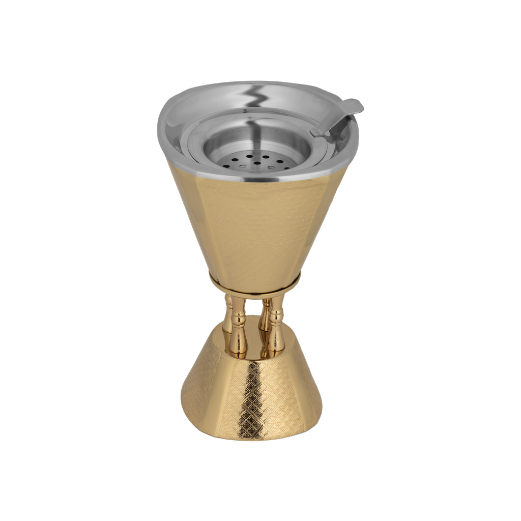 Incense burner from Al Saif, high durability, high quality plating - large - gold
