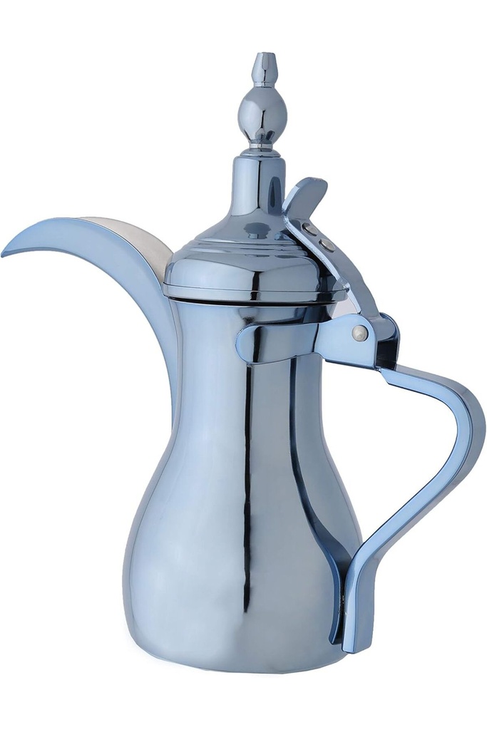 Dallah from Al Saif, small in size, with an elegant traditional design, ideal for preparing and serving Arabic coffee, blue colour