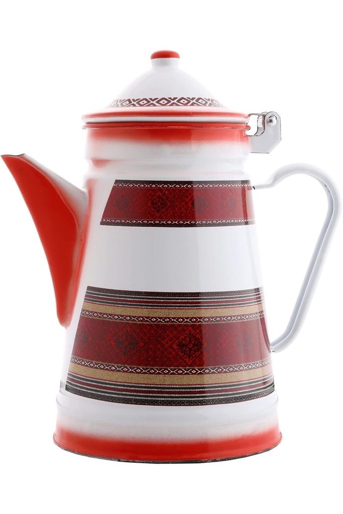 A 17 cm Al Saif holder, practical and traditional, suitable for preparing coffee and tea with ease. The color is red