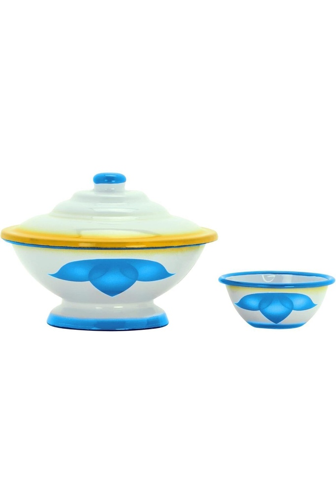 Ghadar date from Al Saif, size 16 cm, ideal for serving dates, nuts or sweets. Color blue