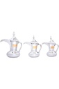 Dalal set from Al Saif, size 32/26/48 ounces, with an elegant traditional design, ideal for preparing and serving Arabic coffee, golden color