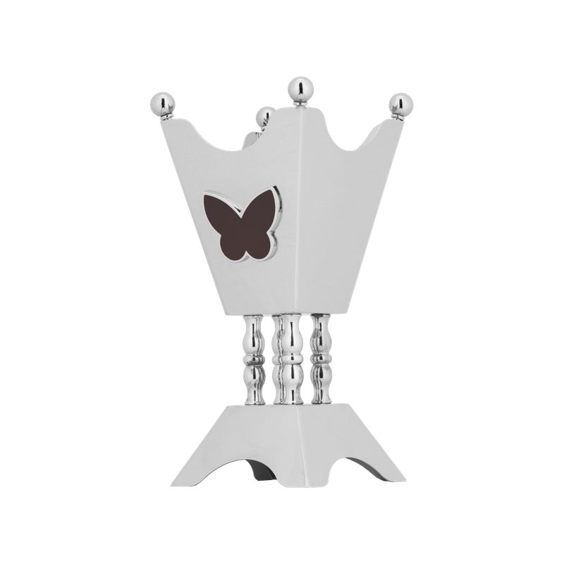 Incense burner from Al Saif, red chrome / Elegant design that combines luxury and modernity / Ideal for spreading aromatic scents in gatherings and events / Adds a sophisticated touch to the hospitality and home atmosphere