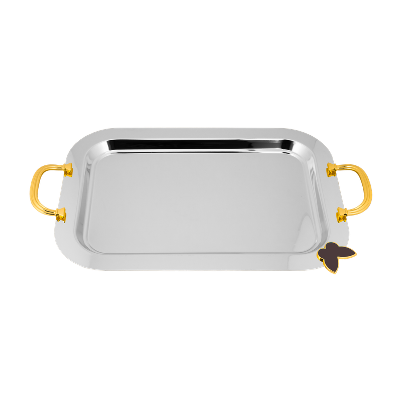 Tofaria from Al Saif / with a modern design in a golden red color / ideal for serving coffee, sweets and hospitality in a practical and elegant style / suitable for daily use and special occasions