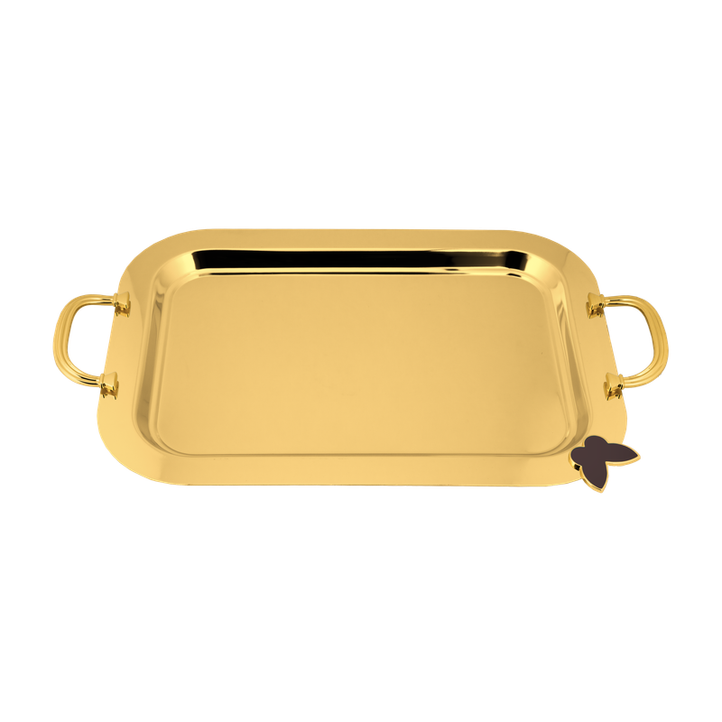 Tofaria from Al Saif / with a modern design in a golden red color / ideal for serving coffee, sweets and hospitality in a practical and elegant style / suitable for daily use and special occasions