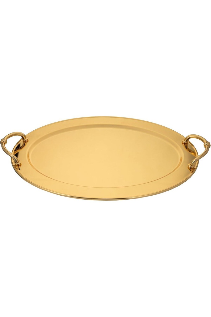 A medium tofir from Al Saif with a modern design in golden color / Ideal for serving coffee, sweets and hospitality in a practical and elegant style / Suitable for daily use and special occasions