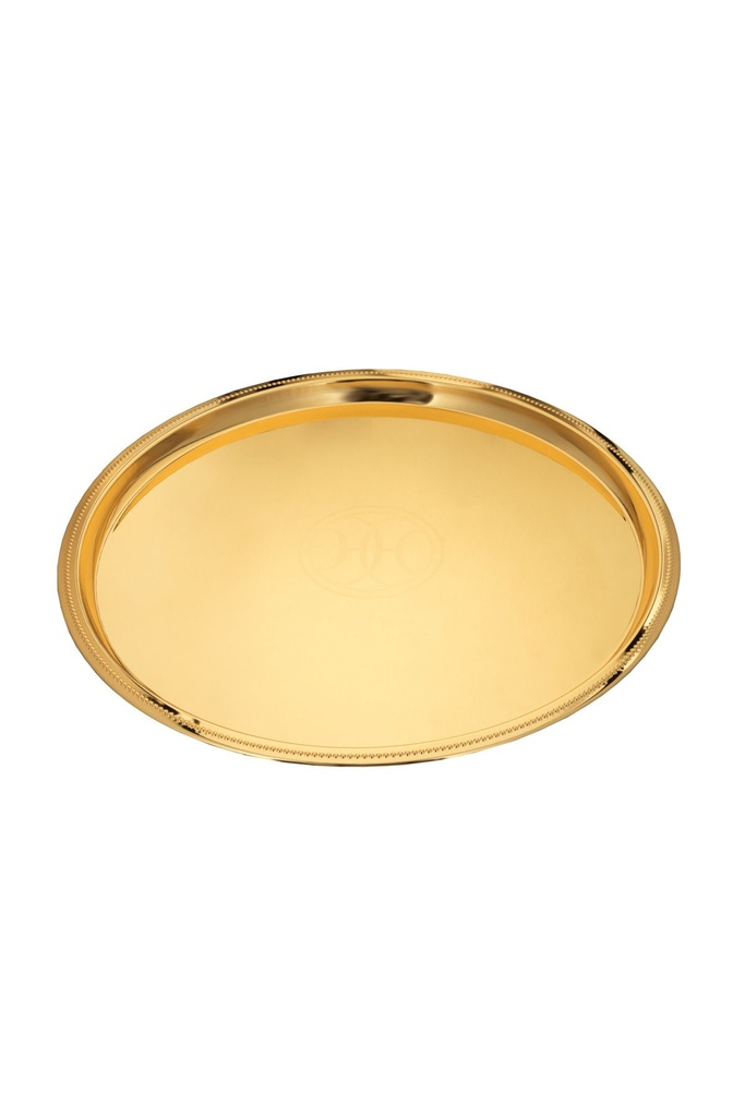 Large tofir from Al Saif with a modern design in golden color / Ideal for serving coffee, sweets and hospitality in a practical and elegant style / Suitable for daily use and special occasions