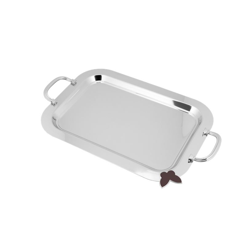 Tofaria from Al Saif / with a modern design in chrome color / ideal for serving coffee, sweets and hospitality in a practical and elegant style / suitable for daily use and special occasions