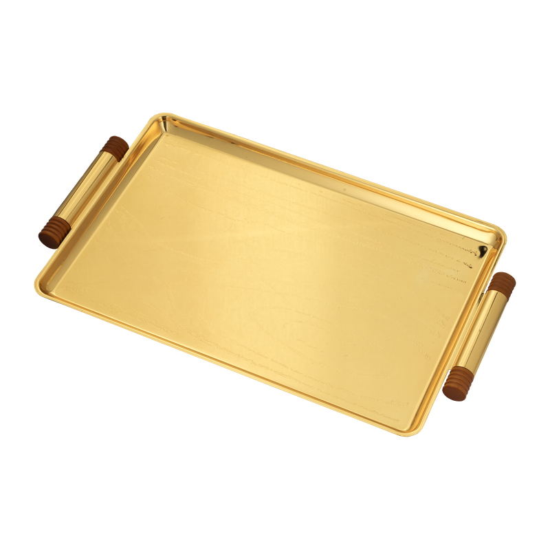 Toferi set from Al Saif - 2 pieces / Elegant design in golden color / Ideal for serving hospitality and drinks in a luxurious style / Adds a sophisticated touch to serving tables on all occasions
