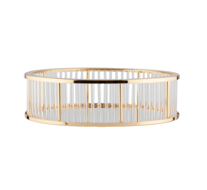 صحن تقديم دائري من السيف/ تصميم أنيق ومثالي لتقديم الحلويات أو المقبلات الفردية / حجمه العملي يجعله مناسبًا للاستخدام اليومي أو للمناسبات الخاصة