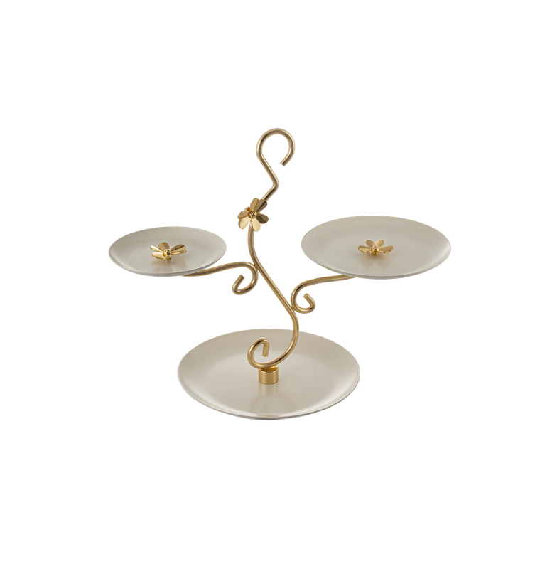 Sweets carrier from Al Saif / Elegant design and ideal for serving individual desserts or appetizers / Its practical size makes it suitable for daily use or for special occasions