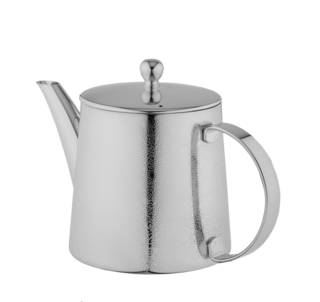 براد من السيف مقاس 0.7 لتر عملي لتقديم الشاي ، يتميّز بتصميم تقليدي أنيق وهيكل متين مقاوم للحرارة اللون فضي