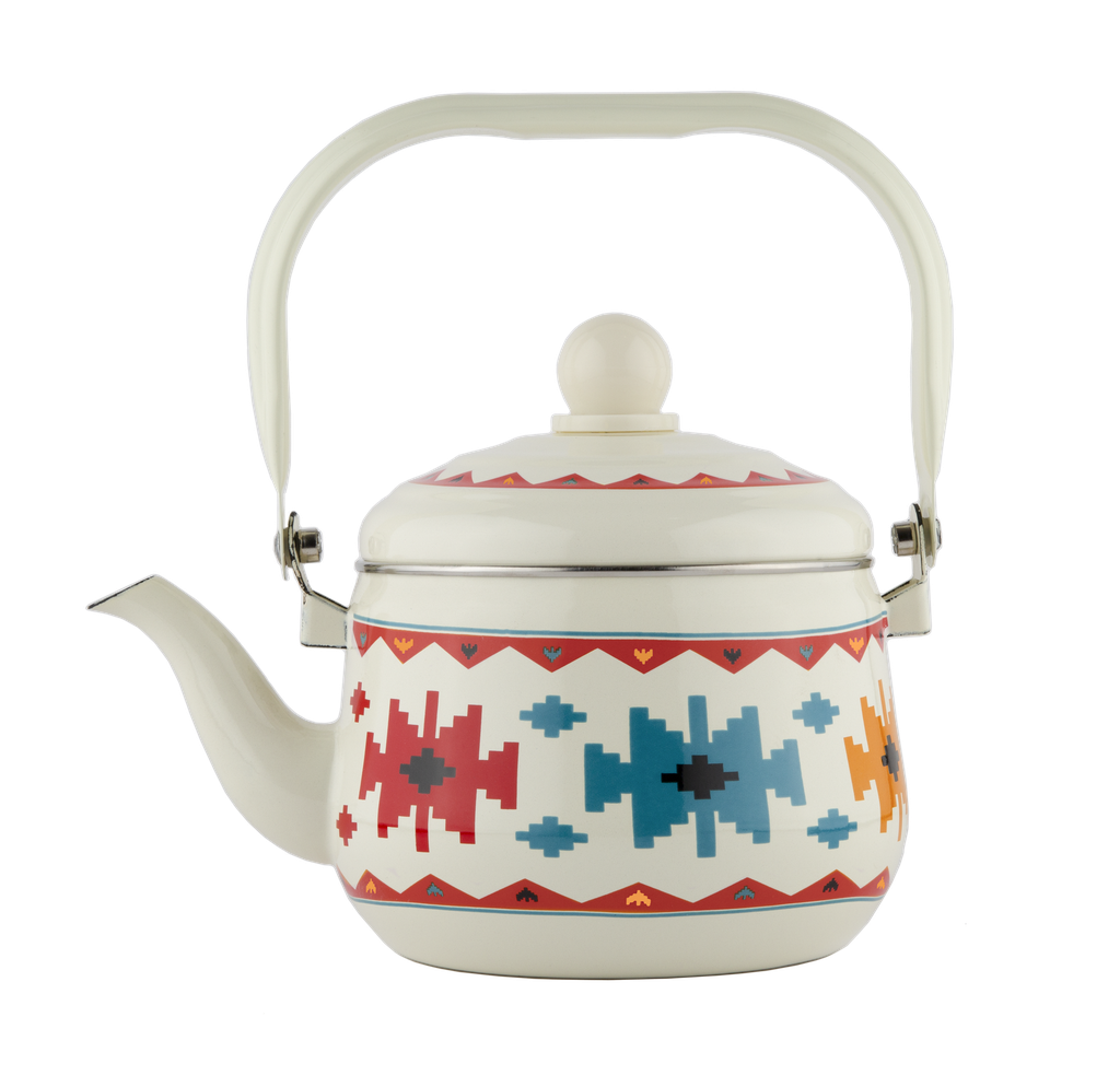 The red teapot from Al Saif is durable and elegant, ideal for serving all kinds of tea - 2 litres