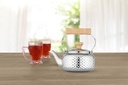 A 2.2 liter Al Saif jug, sturdy and elegant, ideal for serving all kinds of tea. Silver colour