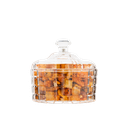 Acrylic date from Al Saif / ideal for presenting dates and nuts elegantly on special occasions / high-quality materials that add an elegant touch to your table - third shape - large