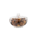 Acrylic date from Al Saif / ideal for presenting dates and nuts elegantly on special occasions / high-quality materials that add an elegant touch to your table - first shape - large
