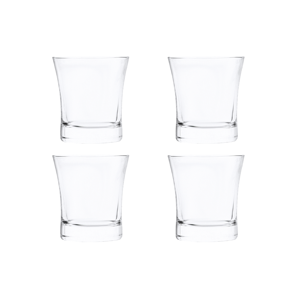A set of 4-piece glass cups from Al Saif - second shape