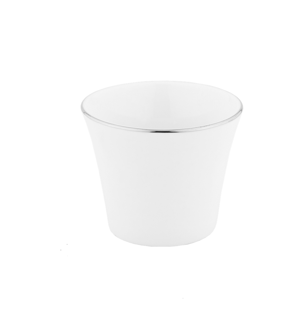 A set of coffee cups of 12 pieces from Al Saif - small - silver