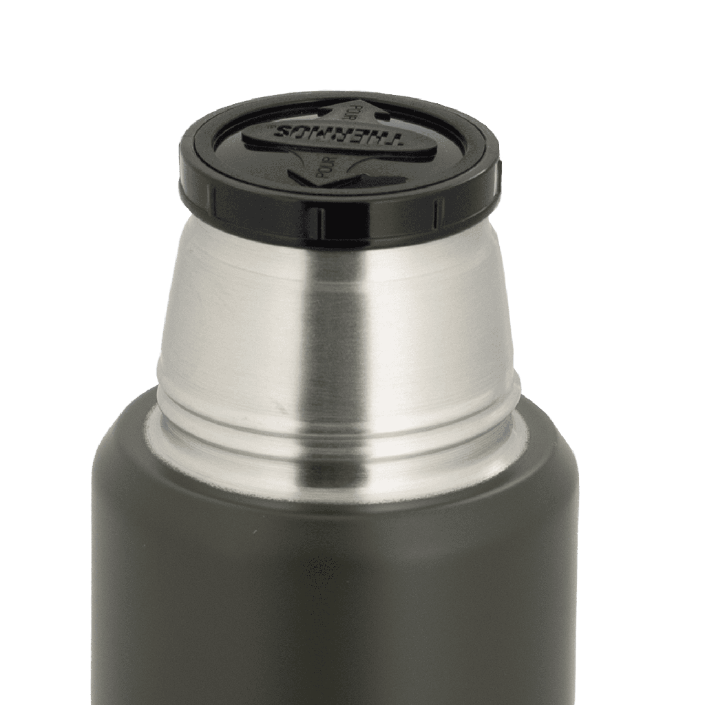 Thermos Steel Thermal Flask for Coffee and Tea / Made to maintain the temperature of drinks for long hours, Capacity 470 ml - Green