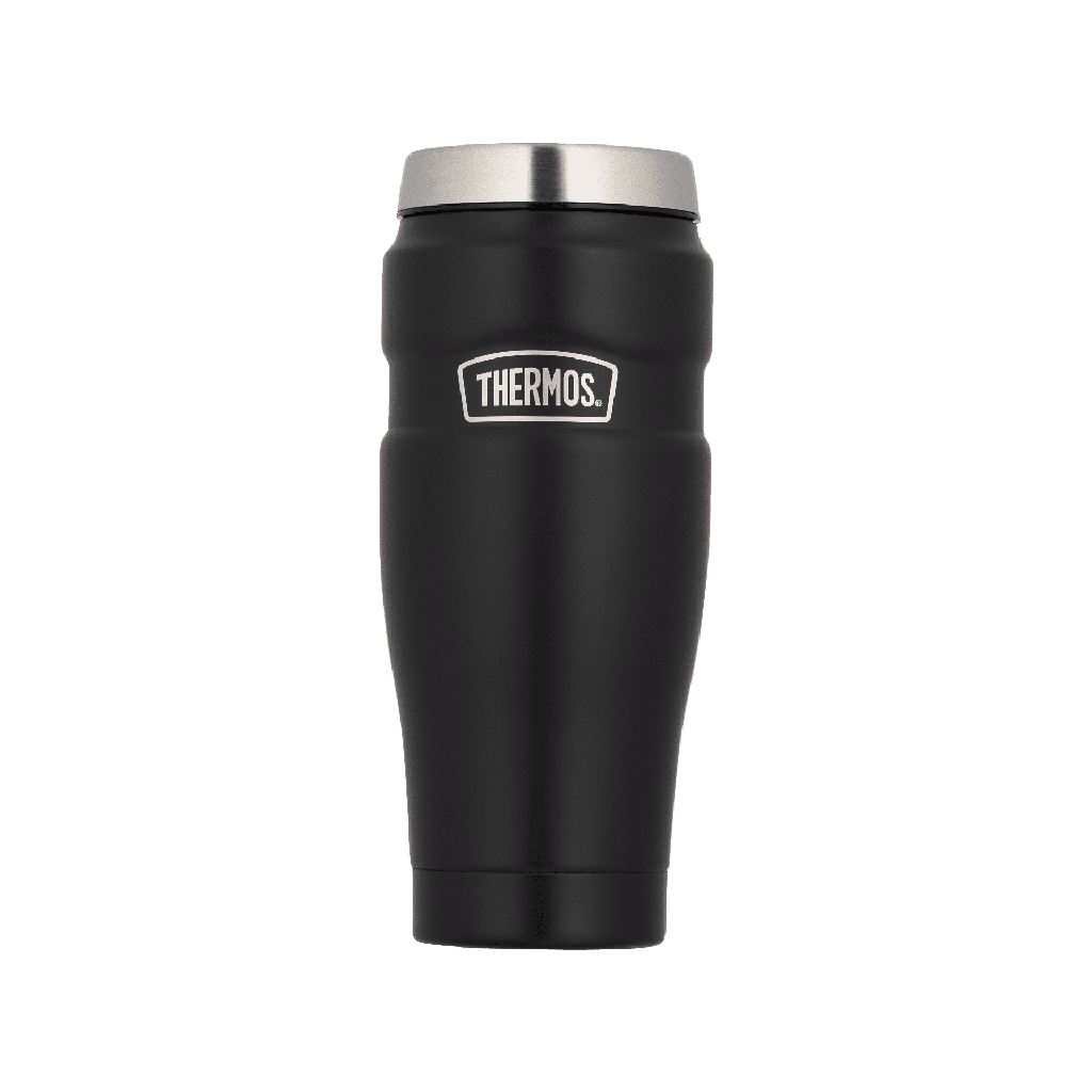 Thermos Steel Thermal Flask for Coffee and Tea / Made to maintain the temperature of drinks for long hours, Capacity 470 ml - Black