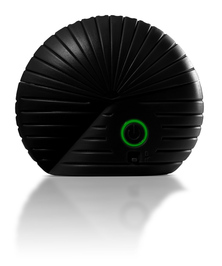 Multi-colored electronic pearl incense burner - black