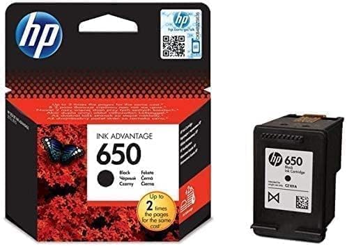 INK HP 650 BLACK CARTRIDGE CZ101AE