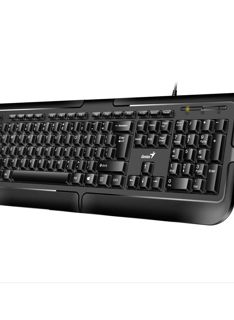 KEYBOARD GENIUS  KB–118 APP USB BLACK