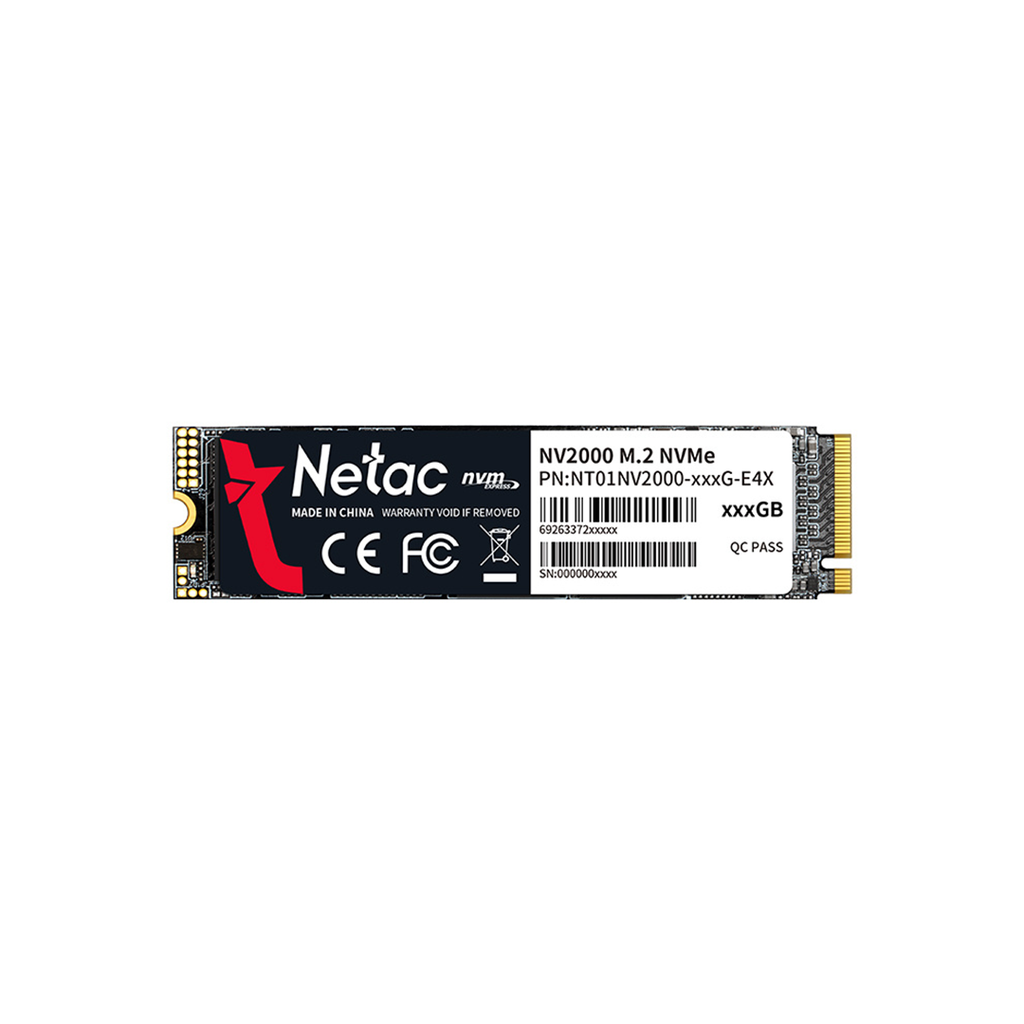 NETAC SSD NV2000 M2 2280 NVMe  256G PCLs