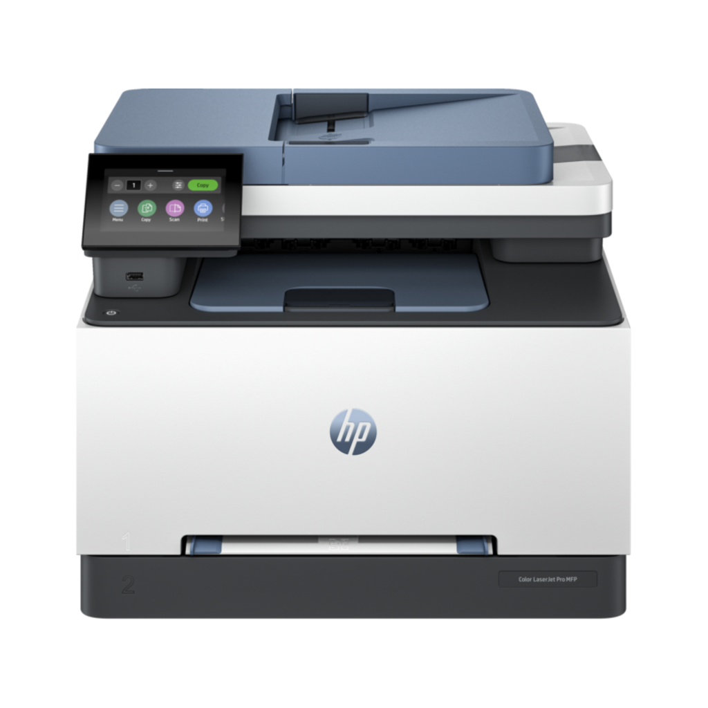 PRINTER HP CLJ PRO MFP 3303FDW - طابعة اتش بي ليزر جيت برو لاسلكية ملونة، المتكاملة 4 في 1، طباعة، نسخ، مسح ضوئي، فاكس