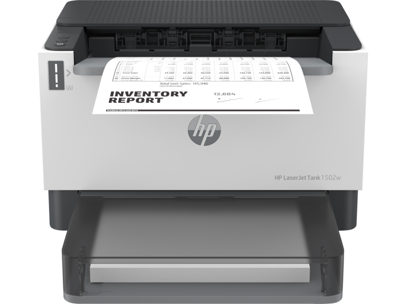 PRINTER HP LASERJET TANK WIRLES 1502W 2R3E2A -‎‎  ‎طابعة اتش بي ليزر جيت تانك لاسلكية أحادية الطباعة اسود فقط, طباعة من الجوال, الحبر يكفي لطباعة حوالي 2500 ورقة