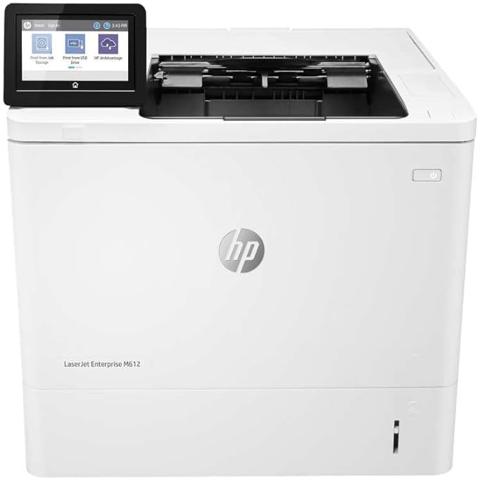 PRINTER HP LJ ENTERPRISE M612DN - طابعة ليزر اتش بي انتربرايز أحادية اللون بالاسود فقط