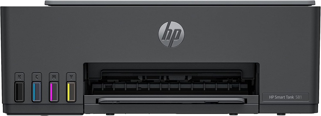 PRINTER HP TANK WIRELESS 581 AIO 4A8D4A - ابعة سمارت تانك 581 من اتش بي لاسلكية طباعة ومسح ضوئي ونسخ شاملة تطبع حتى 6000 صفحة باللون الأسود