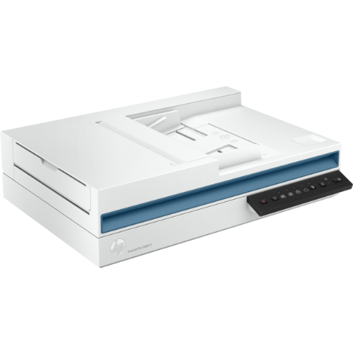 SCANNER HP SCANJET PRO 3600 F1 20G06A -  وحدة تغذية تلقائية لـ 60 مستندًا ،  A4 مسح ضوئي على الوجهين بمرور واحد ، سرعة مسح تصل إلى 30 صفحة / دقيقة ، 60 صورة / دقيقة ، أبيض