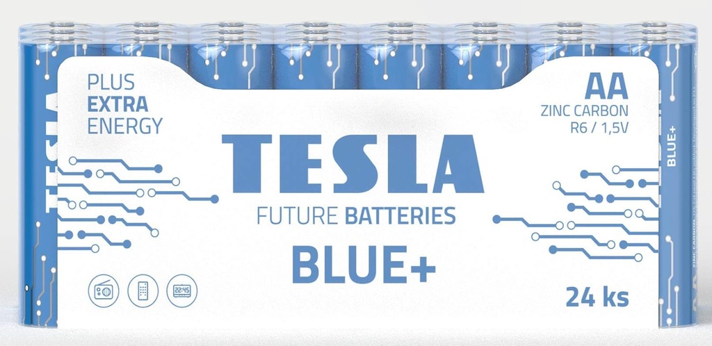 TESLA DRY BATTERIE AA BLUE 10 M.PACK R06/SHR 10PCS