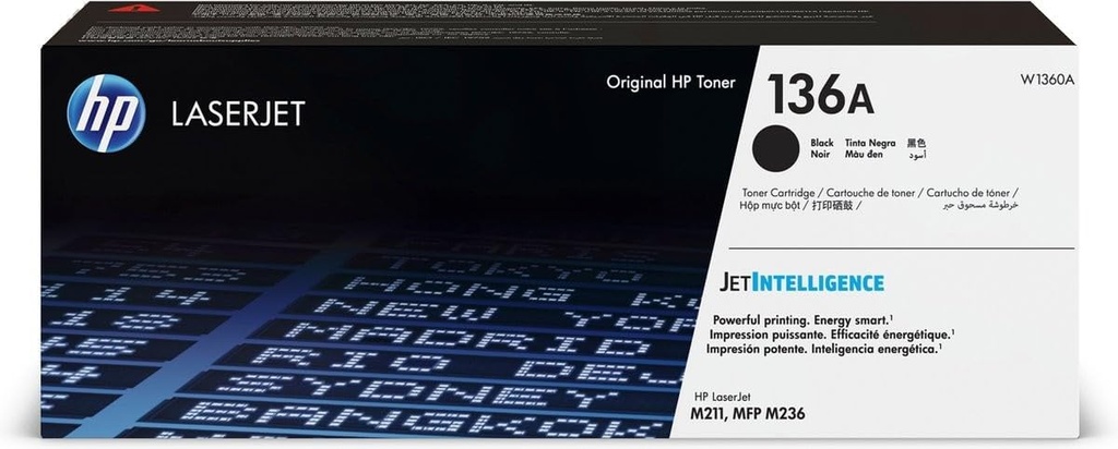 TONER HP 136A  W1360A BLACK FOR M211 M236