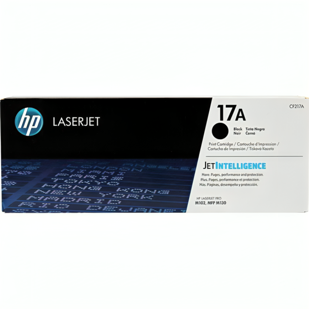 TONER HP 17A BLACK CF217A FOR M102/M130