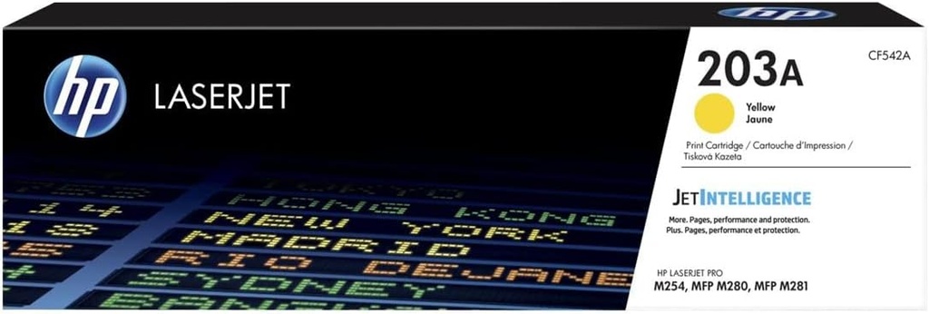 TONER HP 203A YELLOW CF542A 254/281