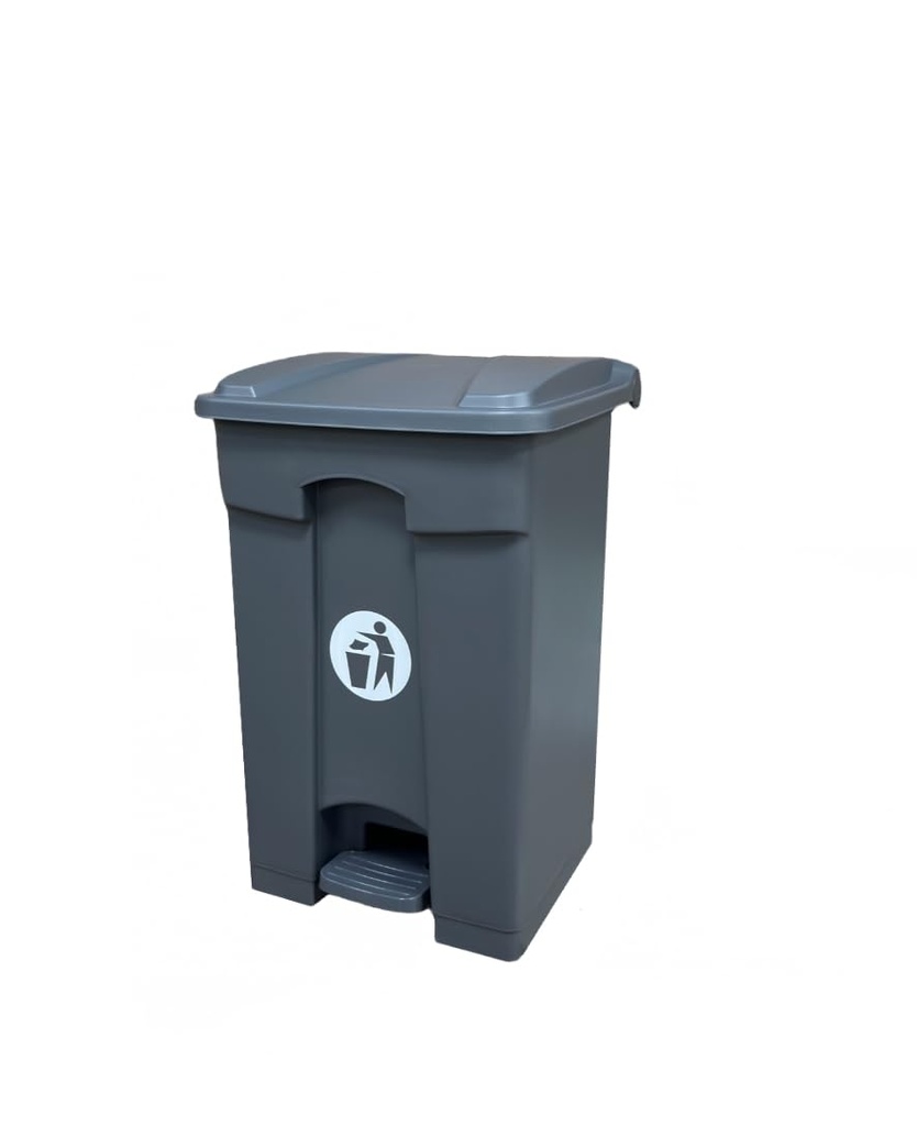 50 gallon municipal pail opens with foot pedal