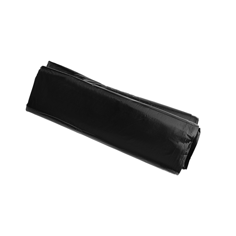 Garbage bags, 50 gallons, black, light - 10 pieces