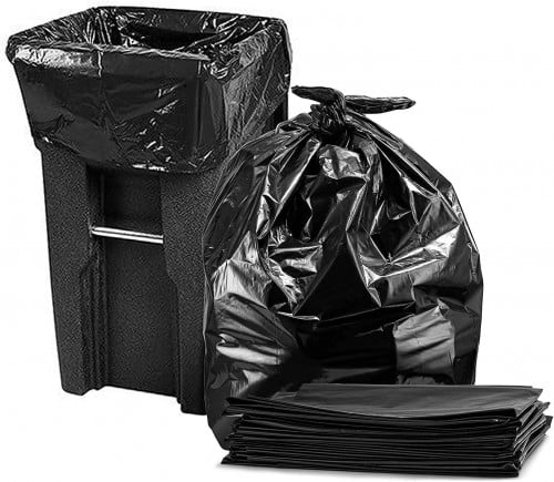 Black 70 gallon garbage bags - 10 pieces