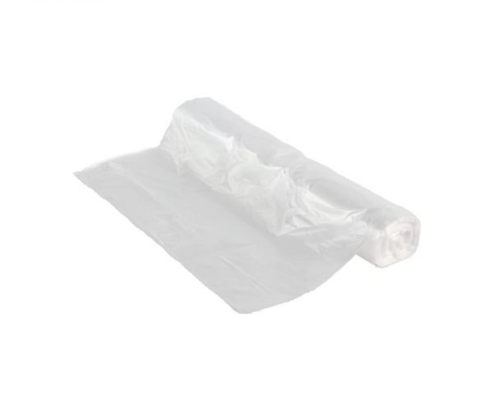 Trash bags, 10 gallons, white, in rolls - 10 pieces