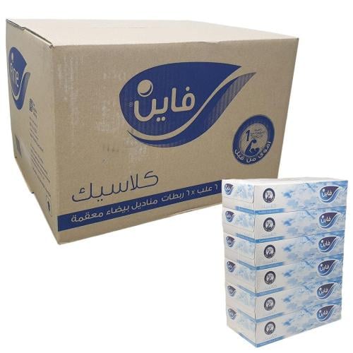 كرتون مناديل علب فاين  (36 حبه)