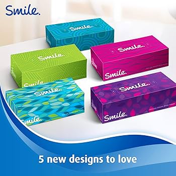 Smile Box Tissues - 36 pieces