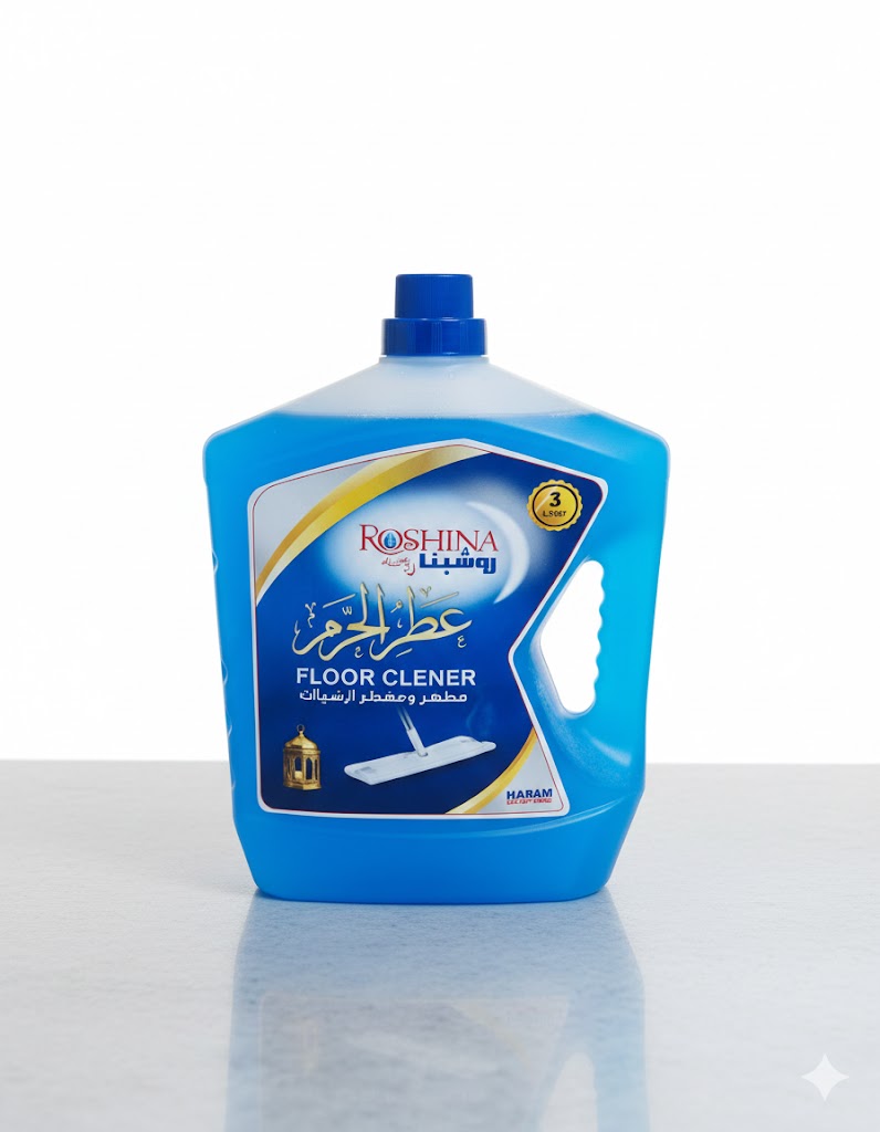 Roshina floor disinfectant and sterilizer (Al Haram perfume) 3 liters * 6 pieces