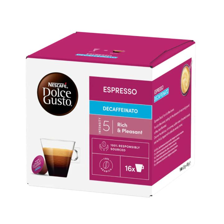 Nescafe Dolce Gusto Espresso Decaf Coffee Capsules - Imported