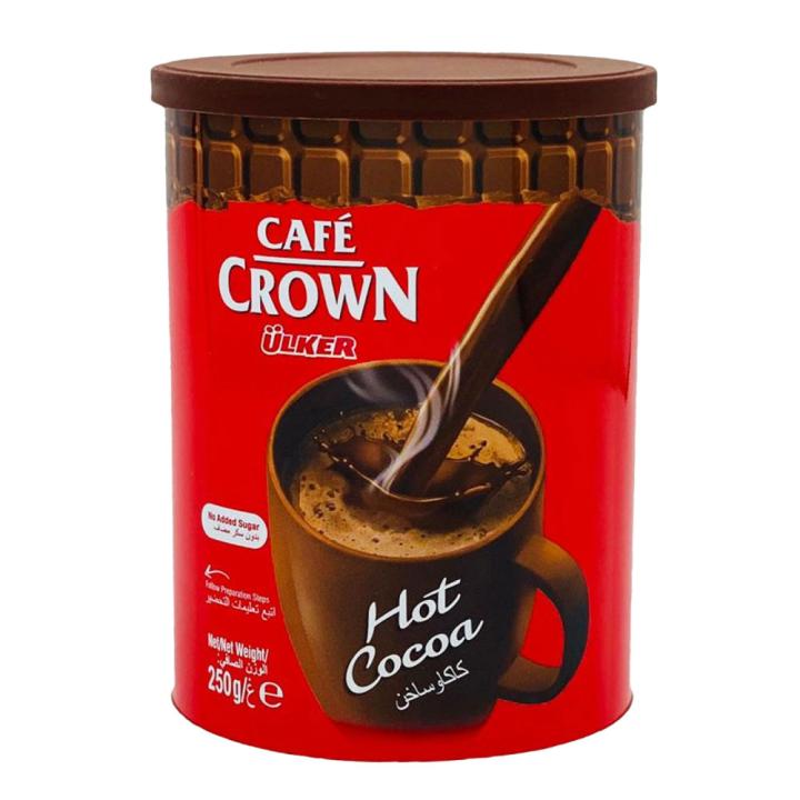 Café Crown Ulker hot cocoa without added sugar 250 grams