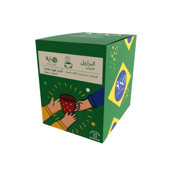 Aso Coffee Drip Coffee Bags - Brazil Chipado - 10 Bags