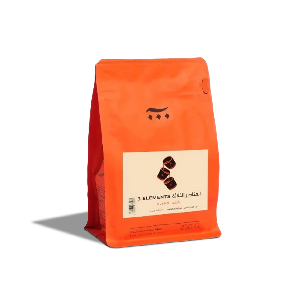 قهوة العناصر الثلاث | محمصة آش | بلند اسبريسو